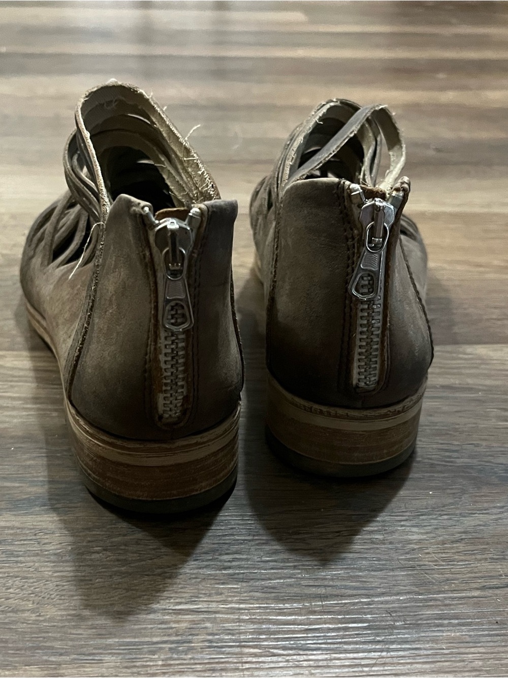 Free People Lost Valley Ankle Boots | Italian Leather | EU 39 | Boho Distressed - Picture 2 of 10